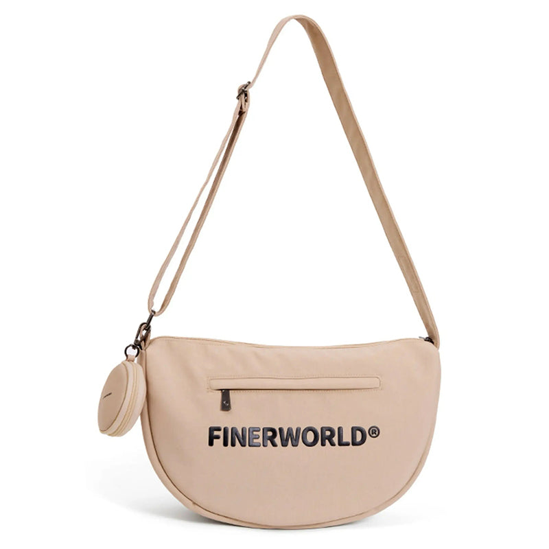 Crescent Dumpling Crossbody Bag – Rock Sand