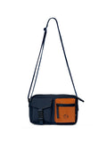 FINERWORLD C1 Patch Pocket Crossbody Bag in Navy - color swatch