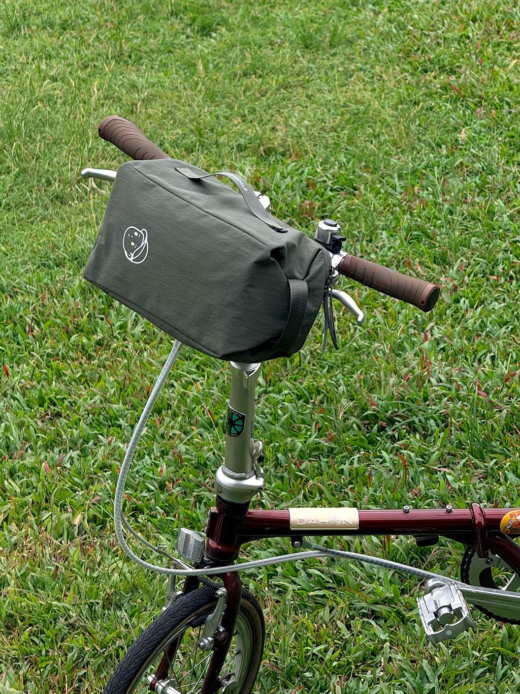Daily Carry Backpack in Olive – on-body shot 02