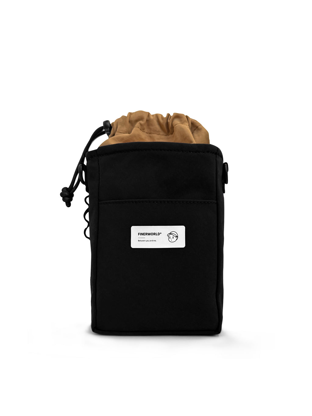 Hands-Free Crossbody in Deep Black Cork – multi-angle view 03