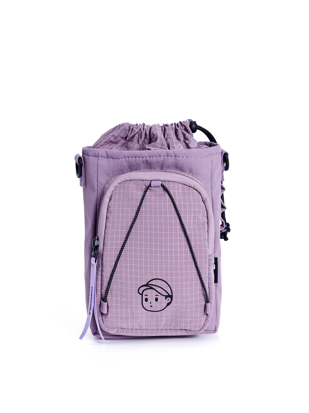 Hands-Free Crossbody in Lilac – multi-angle view 01