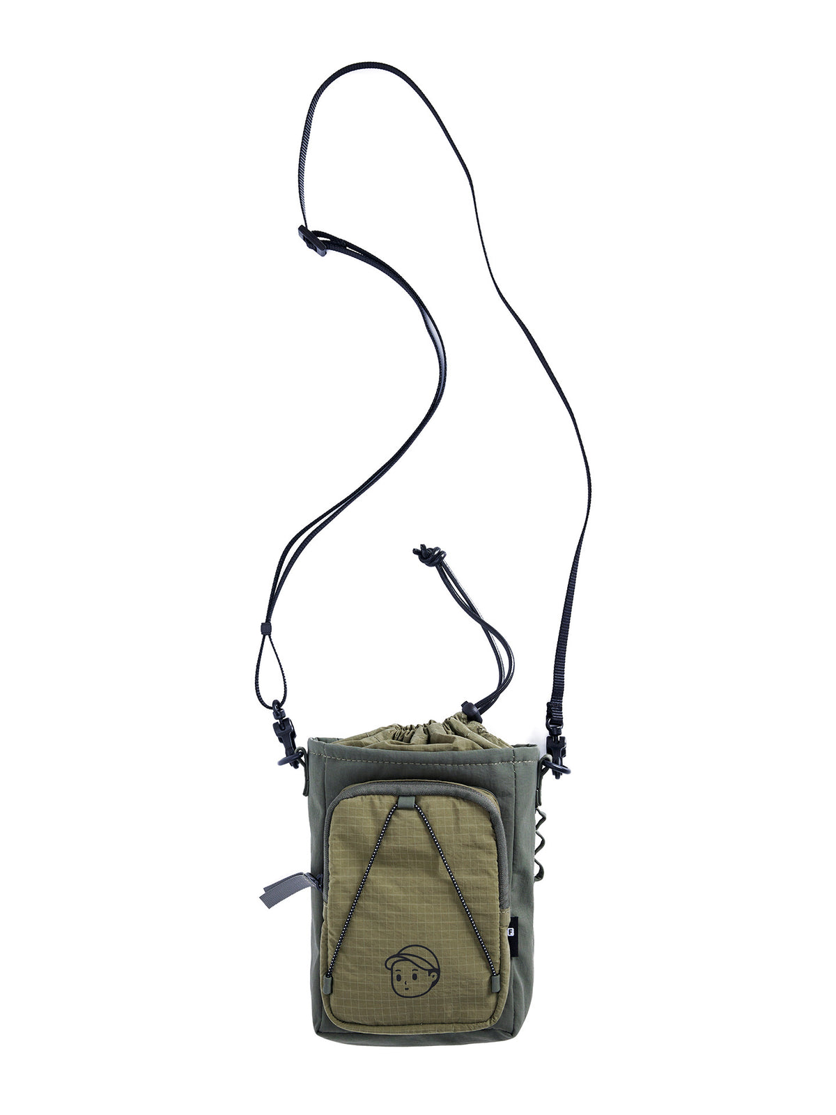 Hands-Free Crossbody in Olive – product front color view