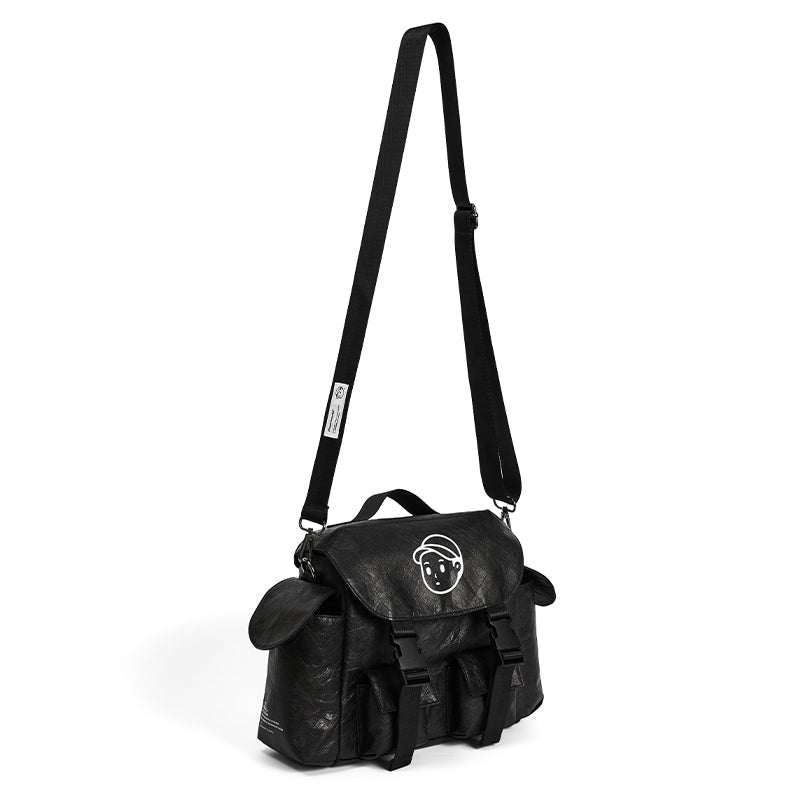 K1 DuPont Crossbody in Deep Black – multi-angle view 01