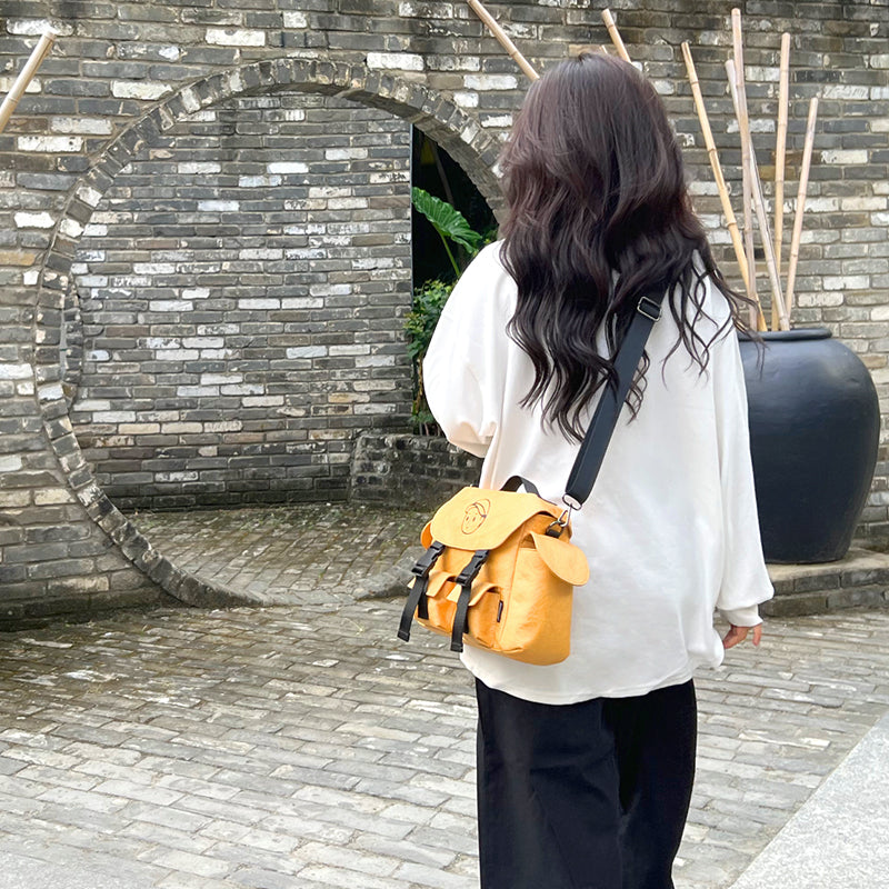 K1 DuPont Crossbody in Paper – on-body shot 01