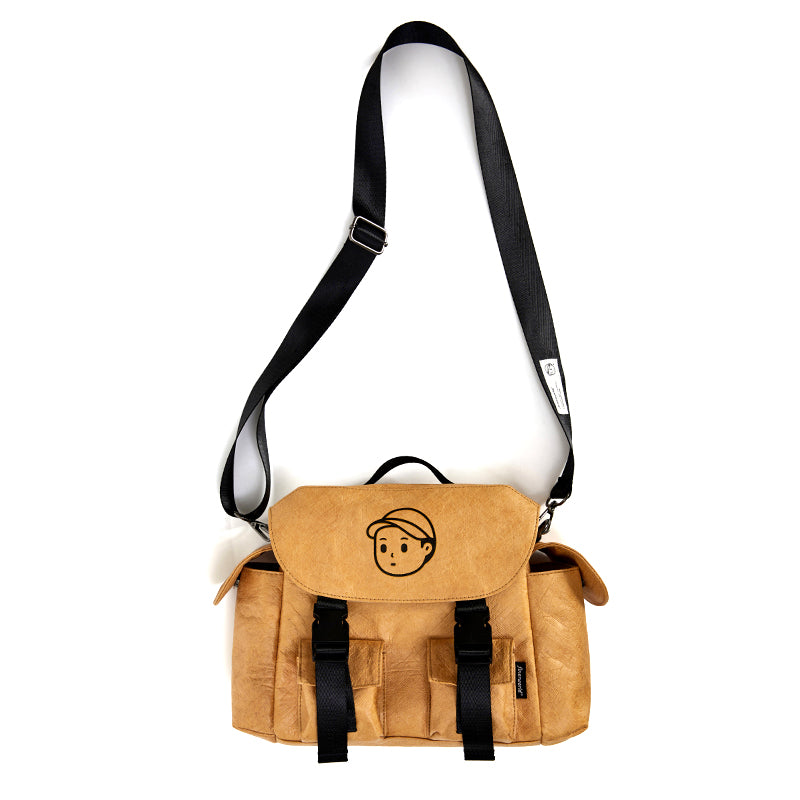 K1 DuPont Crossbody in Paper – product front color view