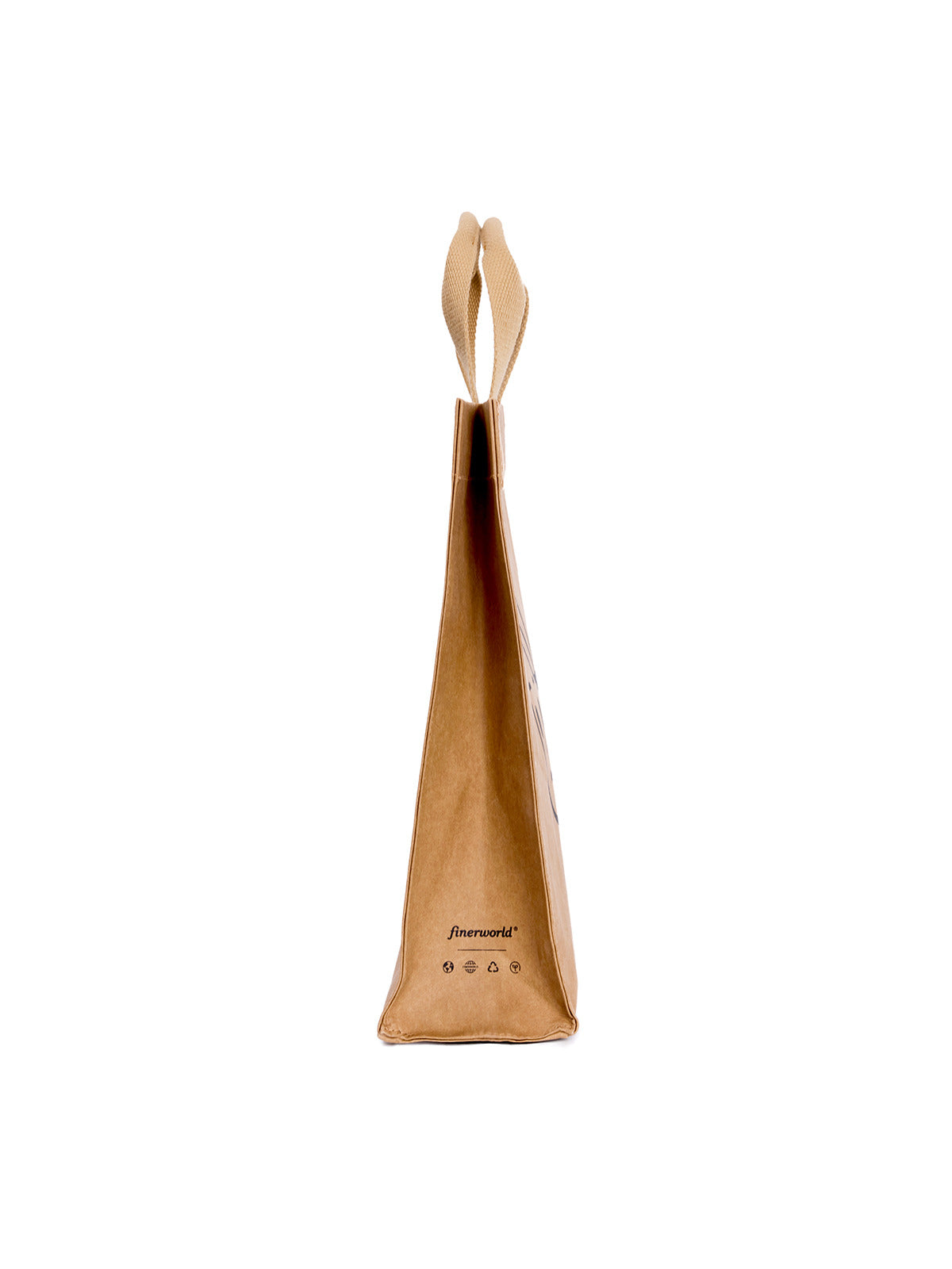 Kraft Paper Boy Tote in Medium – multi-angle view 02