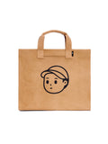 Kraft Paper Boy Tote in Medium – product front color view