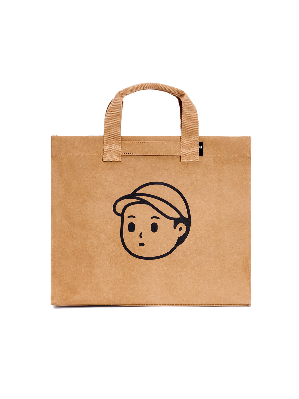 Kraft Paper Boy Tote in Medium – product front color view