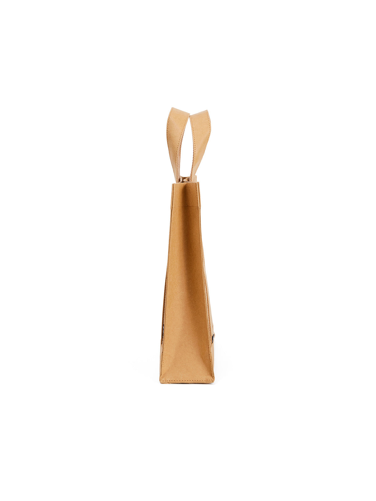 Kraft Paper Square Tote in Small – angle 02