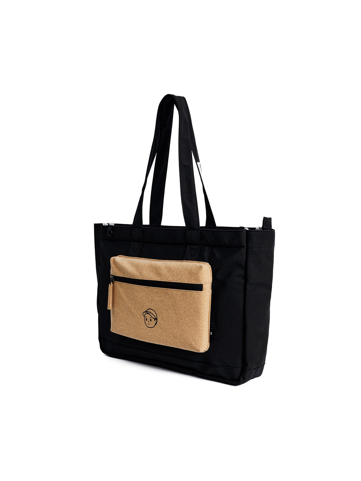 NT6 Pocket Tote in Deep Black – multi-angle view 01