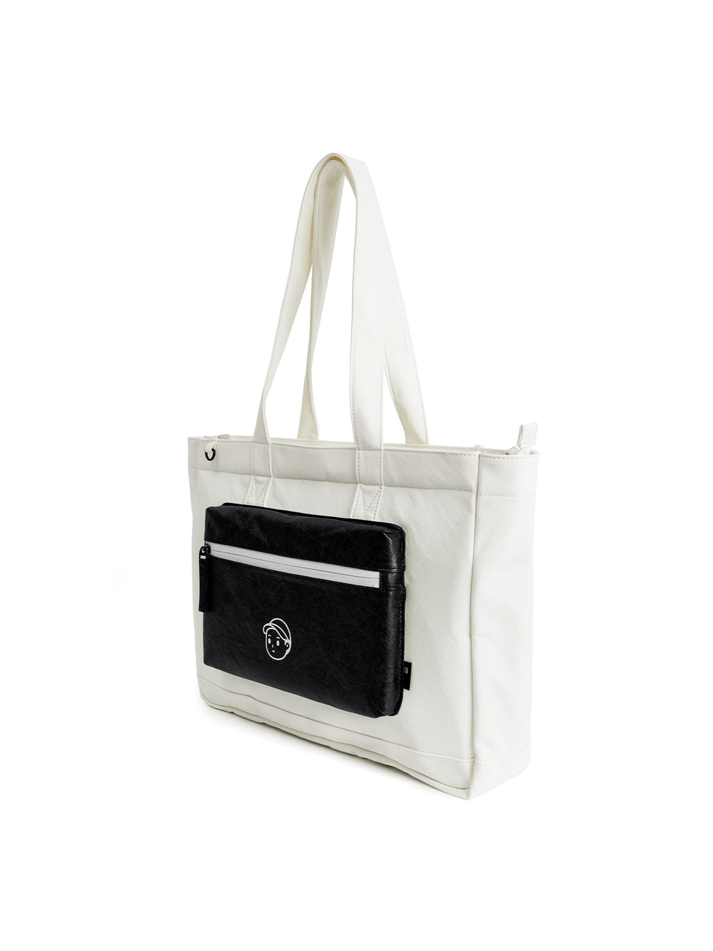 NT6 Pocket Tote in Soft Beige – multi-angle view 01