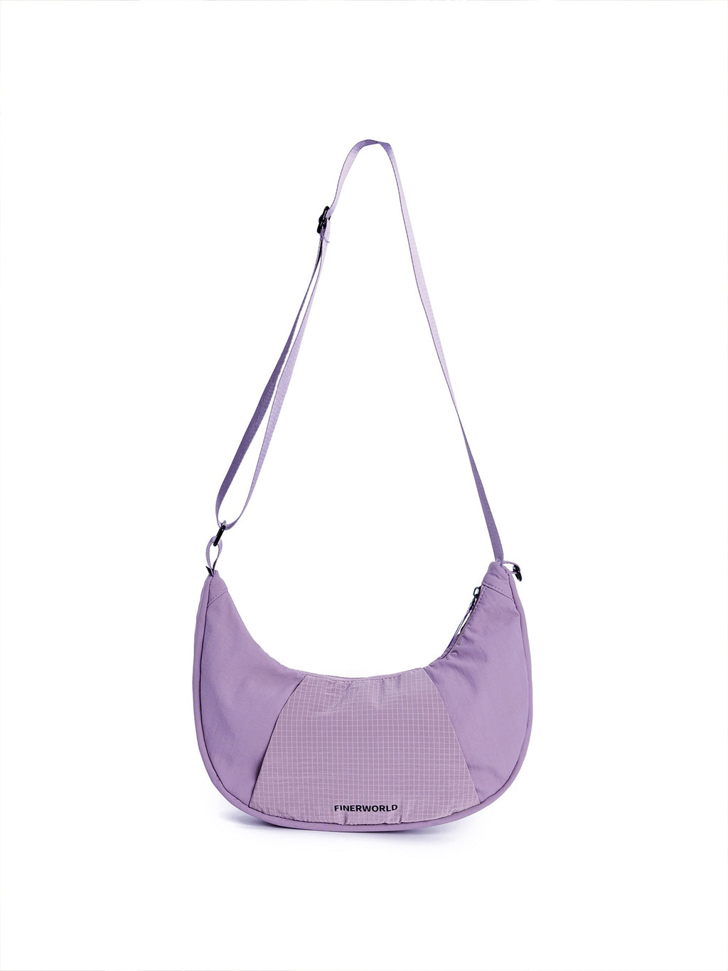Patchwork Dumpling Bag in Lilac – multi-angle view 02