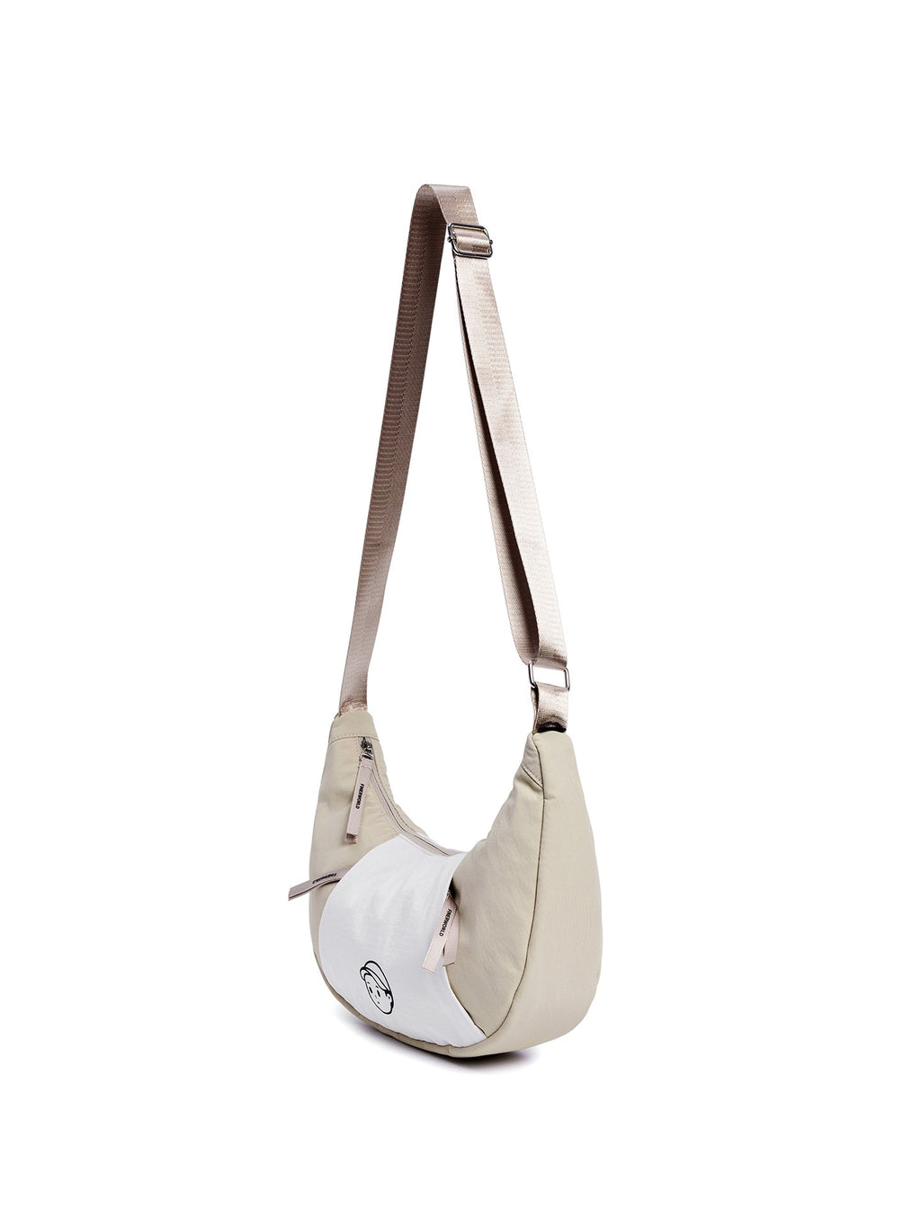 Patchwork Dumpling Bag in Rock Sand – multi-angle view 01