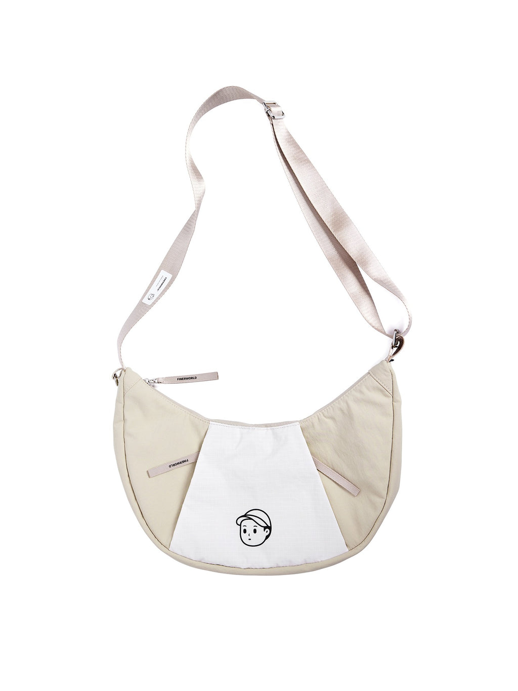 Patchwork Dumpling Bag in Rock Sand – product front color view